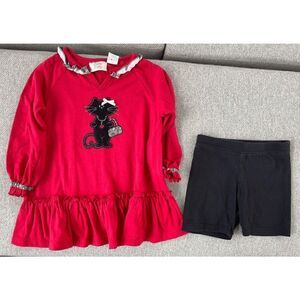 Old Navy Bike Shorts, Little Bitty Cat Shirt 3T